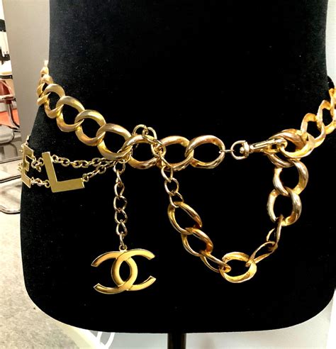 fake chanel chain belt|authentic chanel belt.